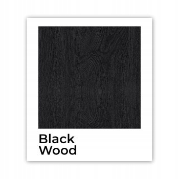 PRÓBKA Płyta Węglowa Panel WPC BLACK WOOD 10X20x0,5cm MATOWA BASIC