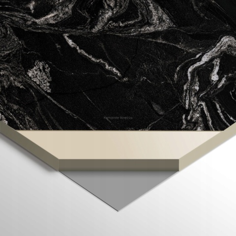 PRÓBKA Płyta Węglowa Panel WPC Black Maize 10X20X0,5cm Matowa PREMIUM