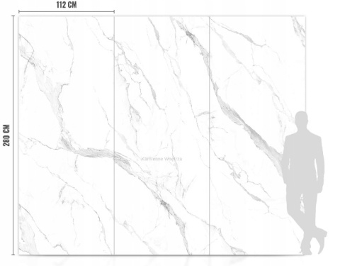 PRÓBKA Płyta Węglowa Panel WPC Carrara 10X20X0,5cm Matowa PREMIUM