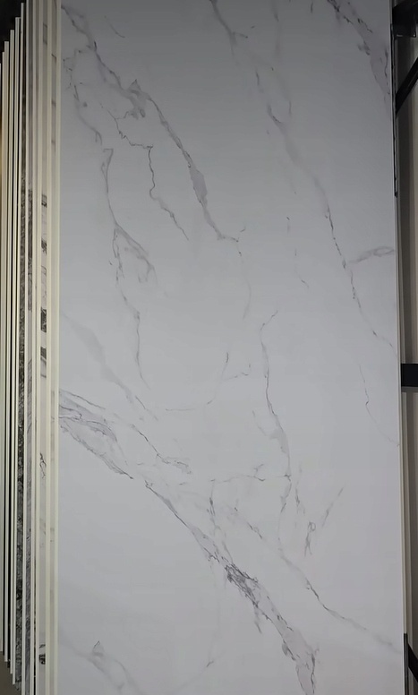 PRÓBKA Płyta Węglowa Panel WPC Carrara 10X20X0,5cm Matowa PREMIUM