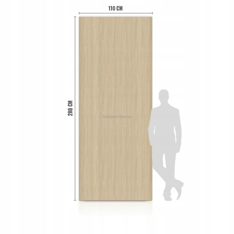 PRÓBKA Płyta Węglowa Panel WPC Light Wood 10X20x0,5cm MATOWA BASIC