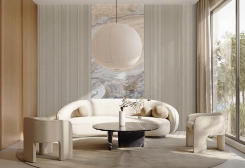 PRÓBKA Płyta Węglowa Panel WPC White Stripes 10X20x0,5cm MATOWA BASIC