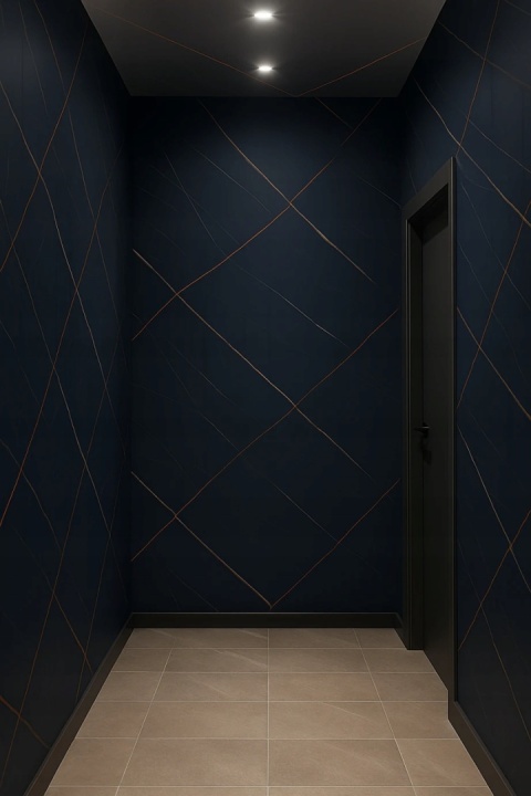 Płyta Węglowa Panel PVC Dark Gold Mat 280x122x0,5cm STONE