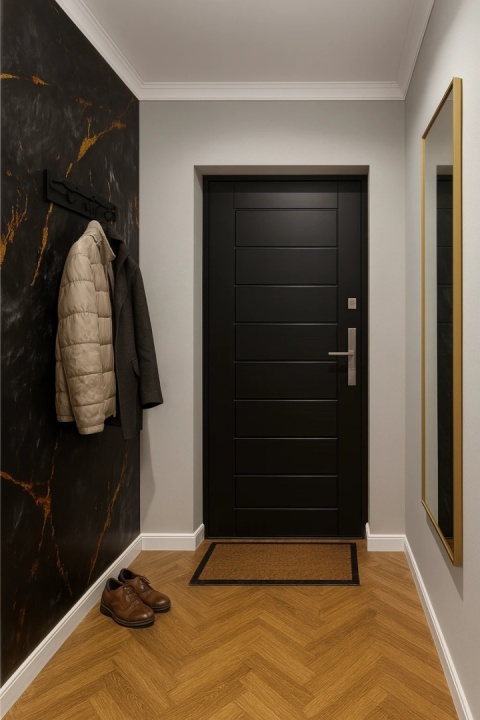 Płyta Węglowa Panel PVC Dark Lava 280x121,5x0,3cm POŁYSK PREMIUM