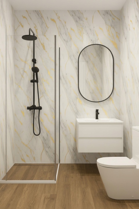 Płyta Węglowa Panel PVC Light Galaxy 280x122x0,3cm POŁYSK PREMIUM