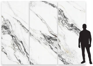 Płyta Węglowa Panel PVC Light Grey 280x122x0,3cm STONE PREMIUM