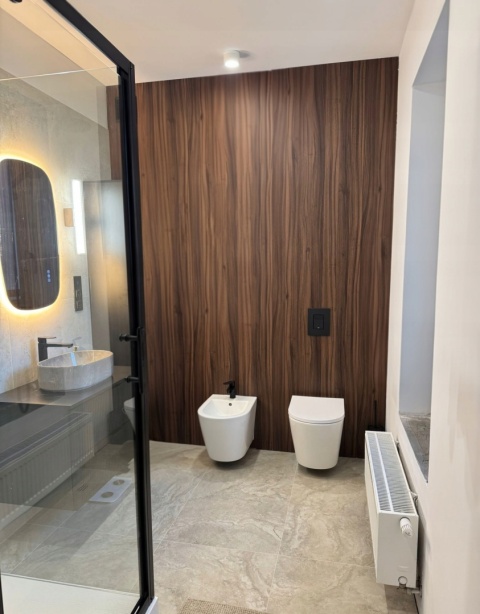 Płyta Węglowa Panel PVC Nut Wood 280x122x0,5cm WOOD