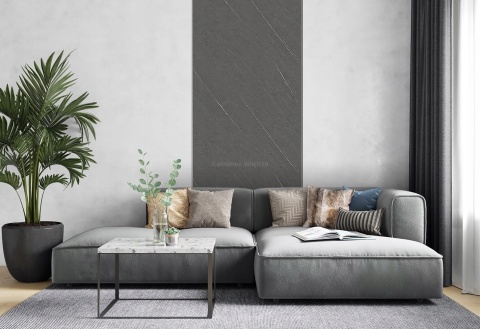 Płyta Węglowa Panel WPC Black Stripes 280x110x0,5cm MATOWA BASIC