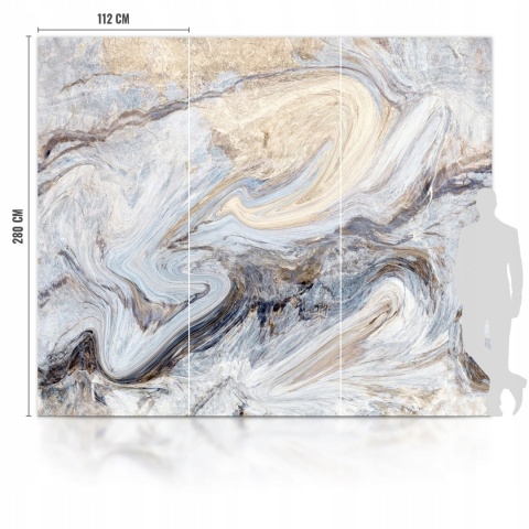 Płyta Węglowa Panel WPC Blue Art 280x112x0,5cm Błyszcząca PREMIUM