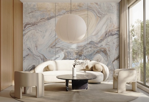 Płyta Węglowa Panel WPC Blue Art 280x112x0,5cm Błyszcząca PREMIUM