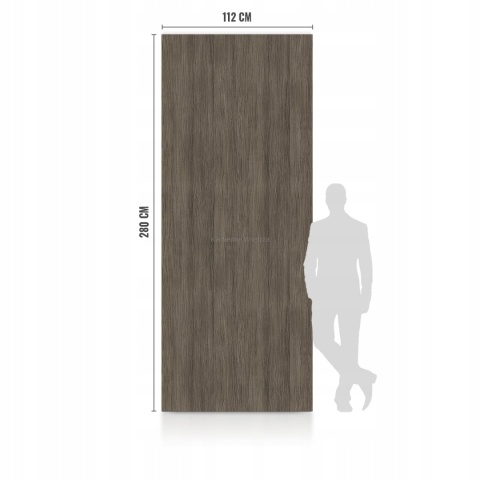 Płyta Węglowa Panel WPC Dark Wood 280x112x0,8cm MATOWA FastClick