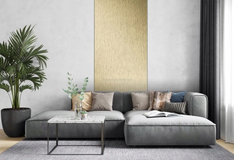 Płyta Węglowa Panel WPC Gold Disk 280x110x0,5cm POŁYSK BASIC