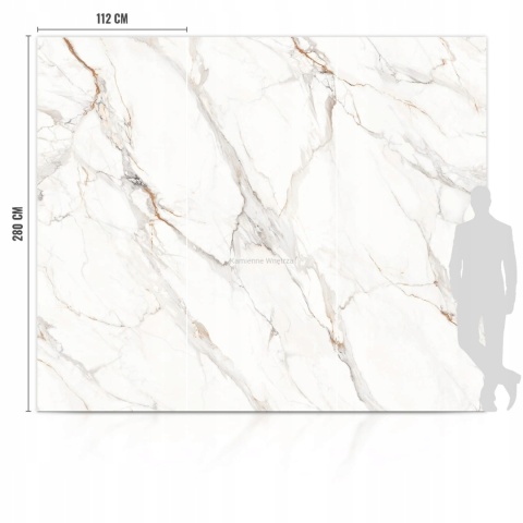 Płyta Węglowa Panel WPC Gold Vein 280x112x0,5cm Błyszcząca PREMIUM