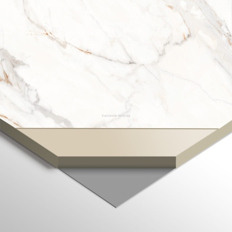 Płyta Węglowa Panel WPC Gold Vein 280x112x0,5cm Matowa PREMIUM