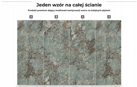 Płyta Węglowa Panel WPC Green Forest 280x112x0,5cm POŁYSK PREMIUM