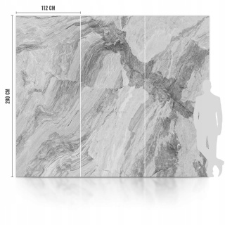 Płyta Węglowa Panel WPC Grey Wave 280x112x0,5cm MATOWA PREMIUM