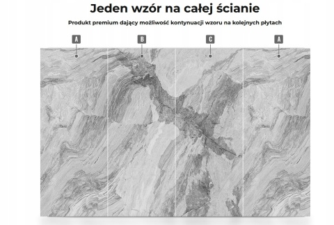 Płyta Węglowa Panel WPC Grey Wave 280x112x0,5cm MATOWA PREMIUM