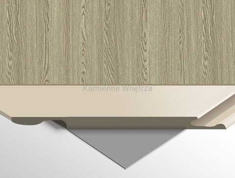 Płyta Węglowa Panel WPC Grey Wood 280x112x0,8cm MATOWA FastClick