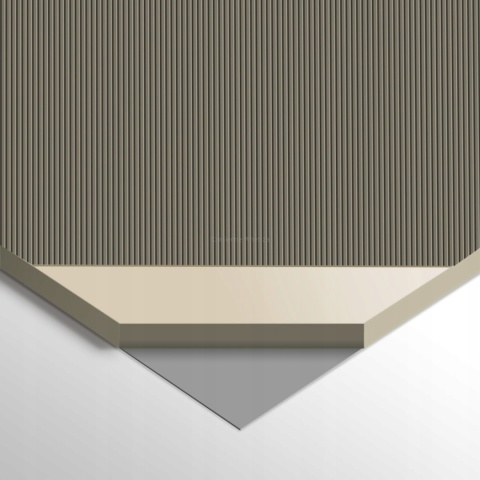 Płyta Węglowa Panel WPC Small Stripes 280x110x0,5cm POŁYSK BASIC