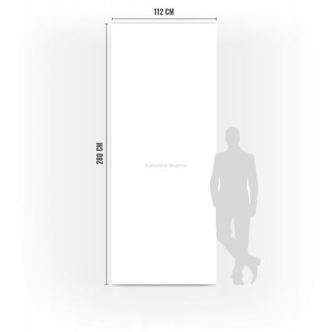 Płyta Węglowa Panel WPC White 280x110x0,5cm BŁYSZCZĄCA BASIC