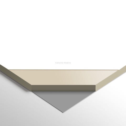 Płyta Węglowa Panel WPC White 280x110x0,5cm BŁYSZCZĄCA BASIC