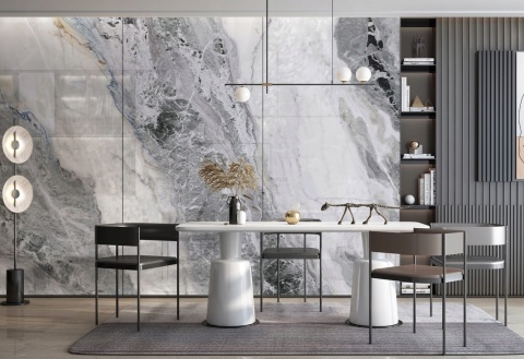 Płyta Węglowa wodoodporna Sea Foam 280x112x0,5cm Polerowana PANEL SPC