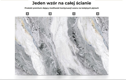 Płyta Węglowa wodoodporna Sea Foam 280x112x0,5cm Polerowana PANEL SPC