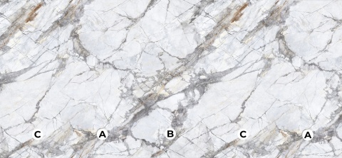 Płyta węglowa WPC/SPC MARMO ASSOLUTO 280x110cm 280x110x0,5cm MATOWA