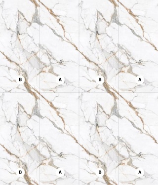 Płyta węglowa WPC/SPC RW-CALACATTA GOLD 280x110x0,5cm POŁYSK