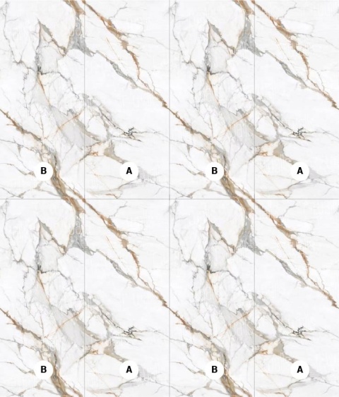 Płyta węglowa WPC/SPC RW-CALACATTA GOLD 280x110x0,5cm POŁYSK