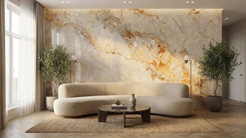 Płyta węglowa WPC/SPC RW-ONYX PATAGONIA kaszmir 280x110x0,5cm POŁYSK