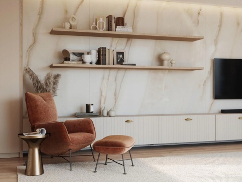 Płyta węglowa WPC/SPC RW-ONYX kaszmir 280x110x0,5cm POŁYSK