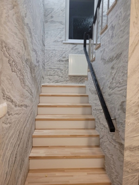 Kamień w rolce Fornir kamienny Naturalny Artic Storm 122x244x0,2cm