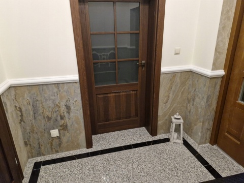 Kamień w rolce Fornir kamienny Naturalny Autumn Cream 122x244x0,2 cm