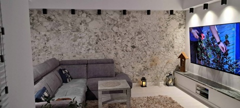 Kamień w rolce Fornir kamienny Naturalny Fosil Granit 122x61x0,2 cm