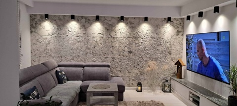 Kamień w rolce Fornir kamienny Naturalny Fosil Granit 122x61x0,2 cm