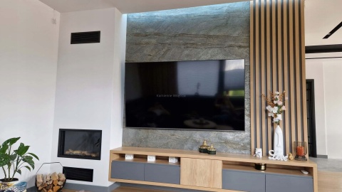 Kamień w rolce Fornir kamienny Naturalny Gold green 122x244x0,2cm