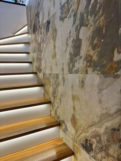 Kamień w rolce Fornir kamienny Naturalny Indian Autumn 122x244x0,2 cm