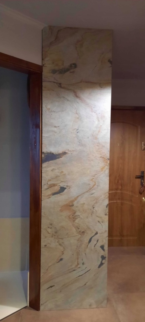 Kamień w rolce Fornir kamienny Naturalny Indian Autumn 122x280x0,2 cm