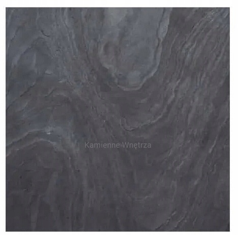 PRÓBKA Kamień w rolce Fornir kamienny Naturalny Black Slate 10X15x0,2 cm