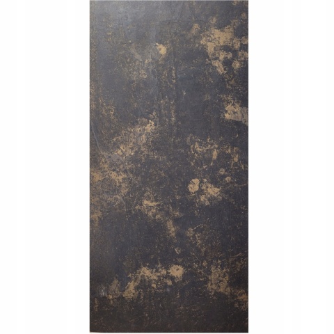 PRÓBKA Kamień w rolce Fornir kamienny Naturalny Black Slate Gold 10x15x0,2