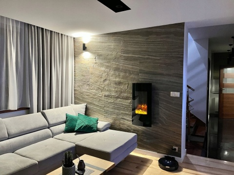 PRÓBKA Kamień w rolce Fornir kamienny Naturalny Burning Forest 10x15X0,2 cm