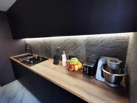 PRÓBKA Kamień w rolce Fornir kamienny Naturalny Silver Galaxy 10X15X0,2 cm