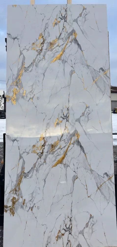 Płyta ŚCIENNA Panel wodoodporny AURORA GOLD PVC 280x122x0,3cm POŁYSK