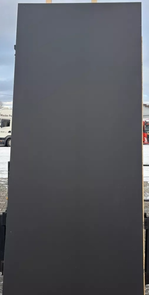 Płyta ŚCIENNA Panel wodoodporny CZARNY MATOWY PVC 280x122x0,3cm