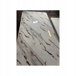 Płyta ŚCIENNA Panel wodoodporny Marble gold PVC 280x122x0,3cm POŁYSK