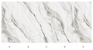 Płyta Węglowa Panel WPC Calacatta Blanco 280x110x0,5cm Połysk PREMIUM HD