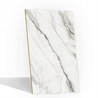 Płyta Węglowa Panel WPC Calacatta Blanco 280x110x0,5cm Połysk PREMIUM HD