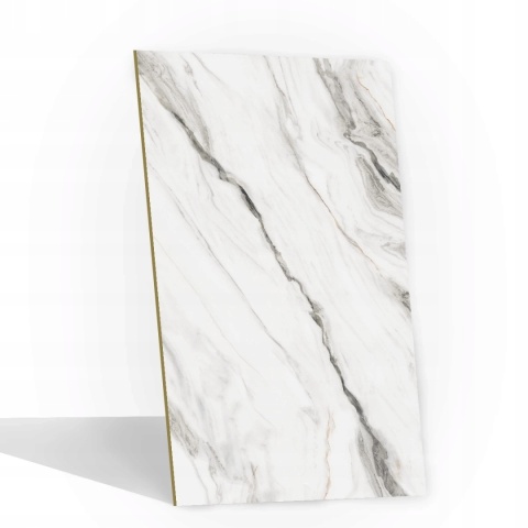 Płyta Węglowa Panel WPC Calacatta Blanco 280x110x0,5cm Połysk PREMIUM HD