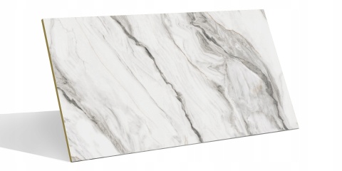 Płyta Węglowa Panel WPC Calacatta Blanco 280x110x0,5cm Połysk PREMIUM HD